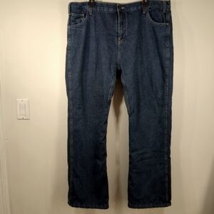 Berne Ladies fleece lined regular jeans, cut 37003 , size 18